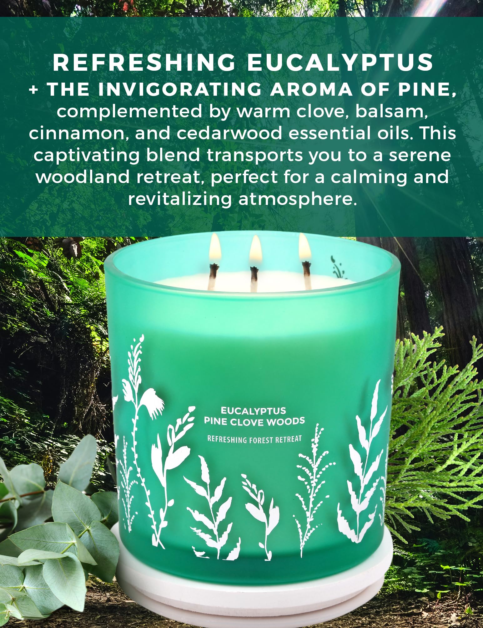 GiftaWay candle-wick closeup highlights 3 wicks and clean burn performance in dim lighting.