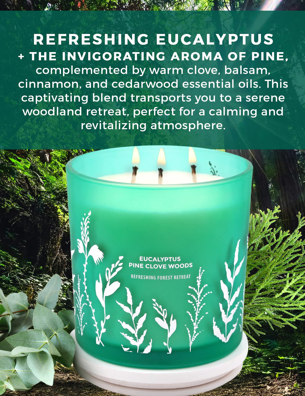 GiftaWay candle-wick closeup highlights 3 wicks and clean burn performance in dim lighting.