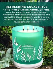 GiftaWay candle-wick closeup highlights 3 wicks and clean burn performance in dim lighting.