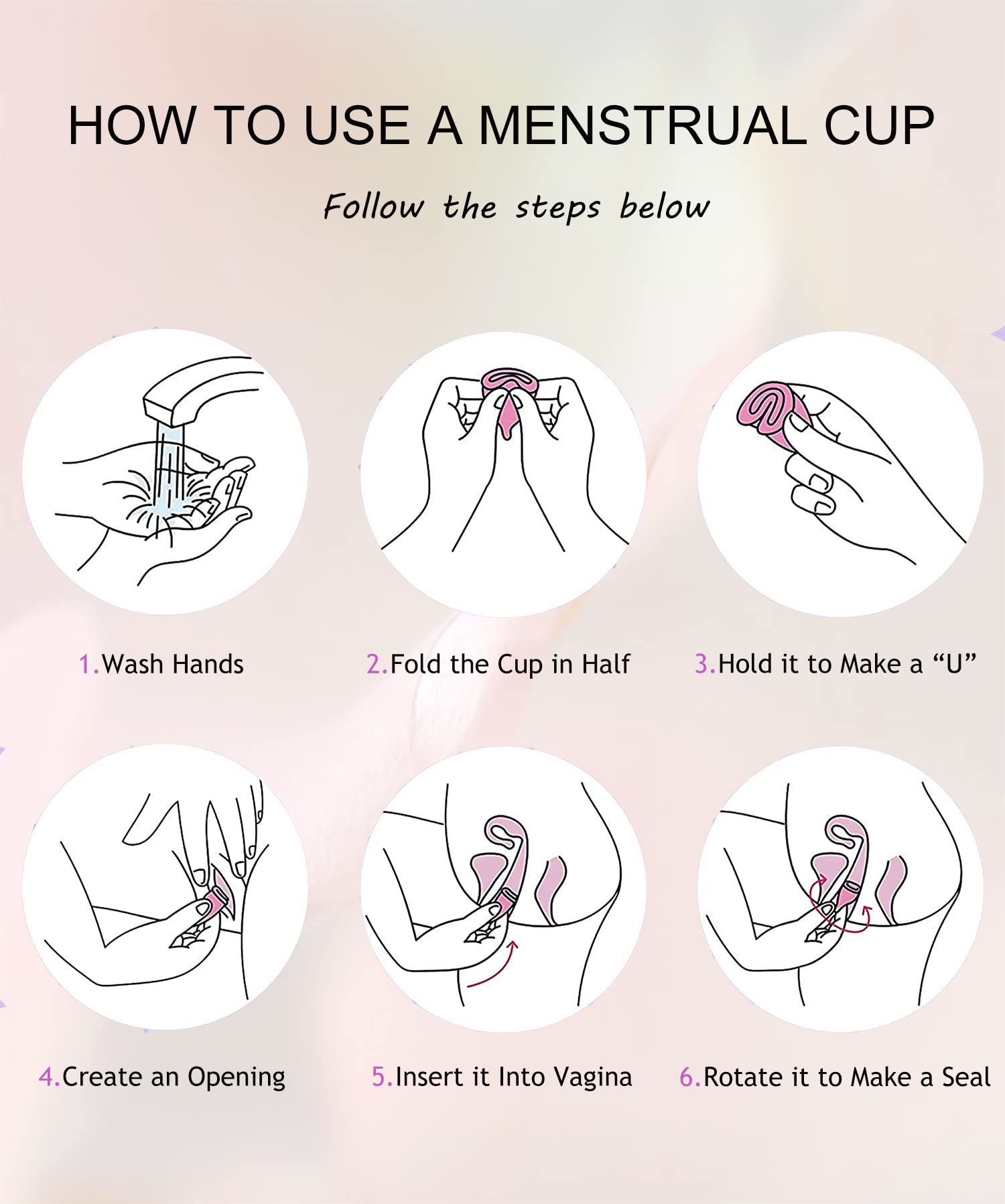 Ginalaia cup kit includes storage bag and manual for easy gifting