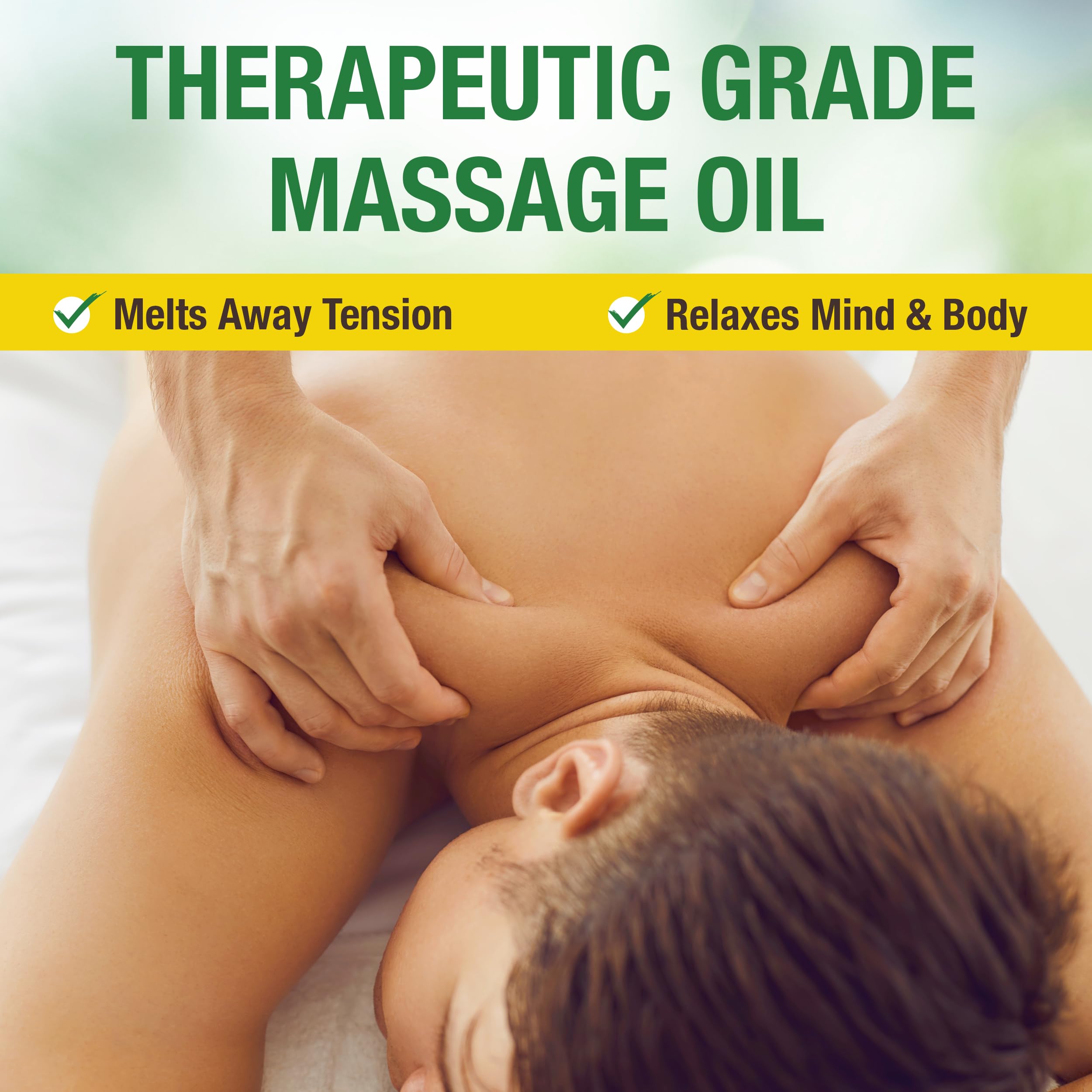 Ginger massage oil used for lymphatic drainage therapy