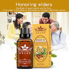 Massage oil bottle with pump