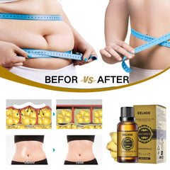 Spa setting with warm ginger massage oil