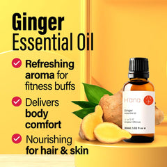 Ginger oil for hair and skin care