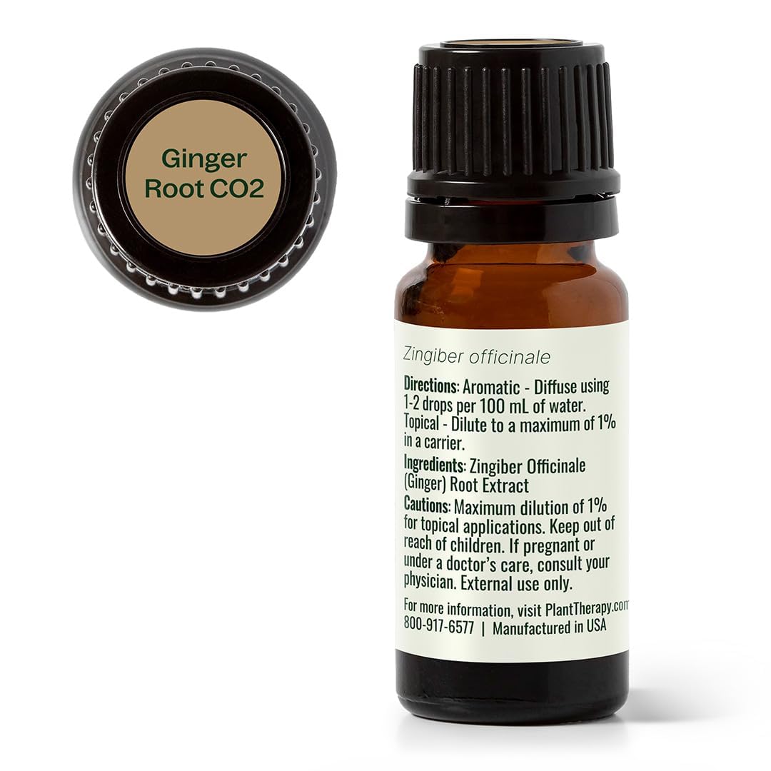 Batch GC-MS certificate for Plant Therapy ginger oil