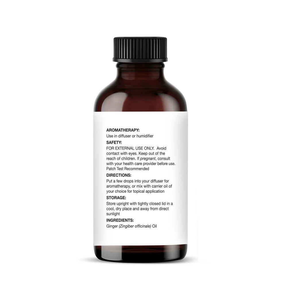 Ginger essential oil used for hair care