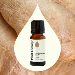 Ginger Root CO2 essential oil label