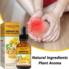 Arnica ginger oil warming massage for sore muscles