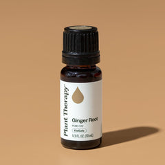 Skincare routine featuring ginger essential oil