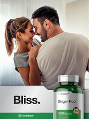 Close-up of Ginger Root Capsules 1500 mg Quick-Release formula