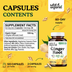 Plant-based vegetable cellulose coating on ginger capsules