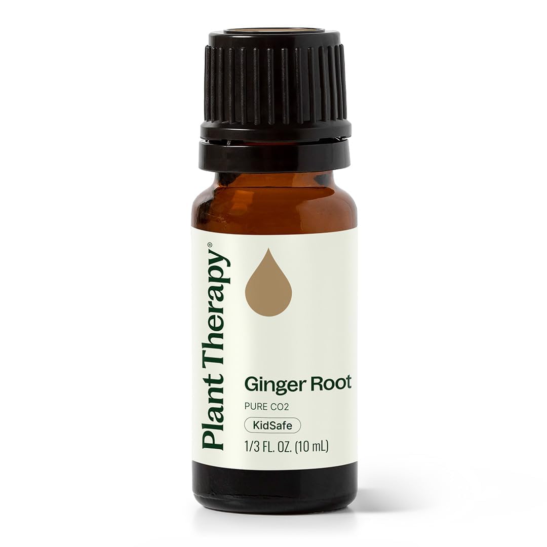 10 mL bottle of Plant Therapy Ginger Root CO2 Essential Oil