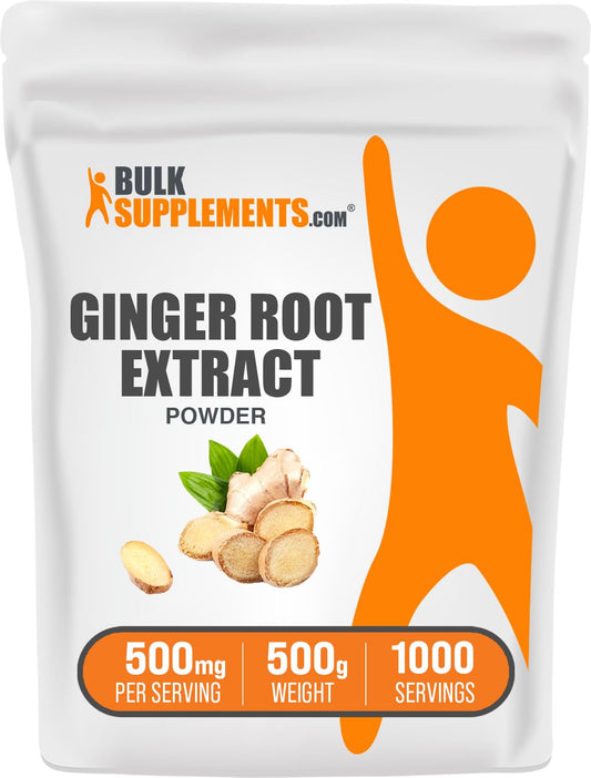 Ginger Root Extract Powder – 500mg per serving in a 500g pack (Pack of 1)