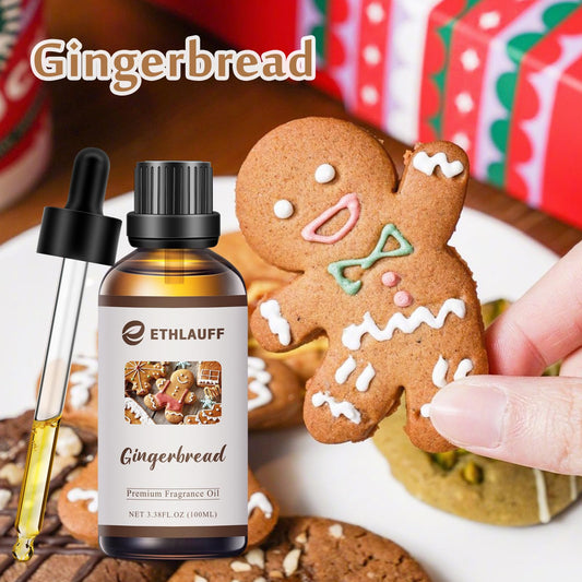 Diffuser with gingerbread scent in a cozy room
