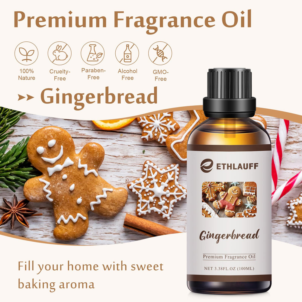 Soap bars and other products scented with gingerbread fragrance oil