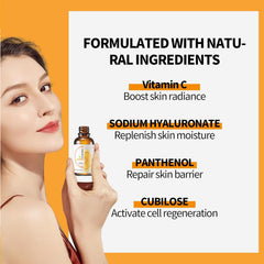 GINILOO serum on skin during application showing quick absorption