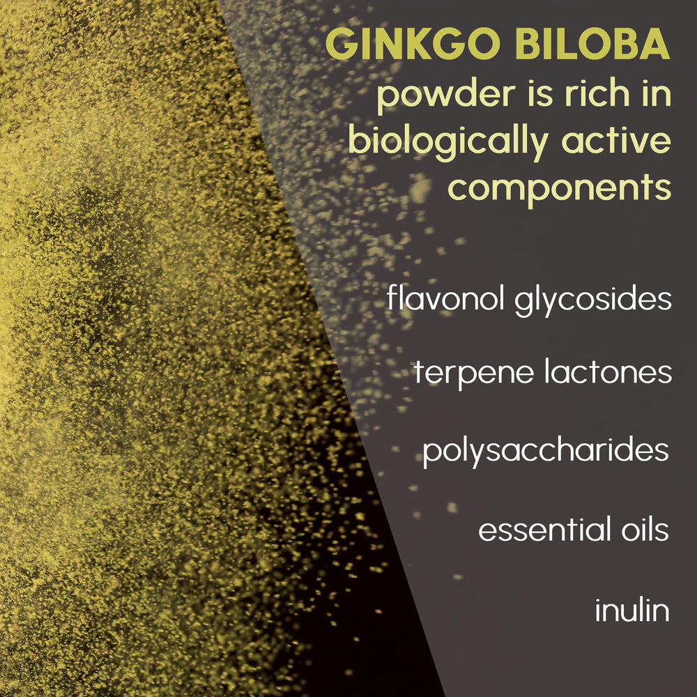 Ginkgo Biloba Powder brewed as tea