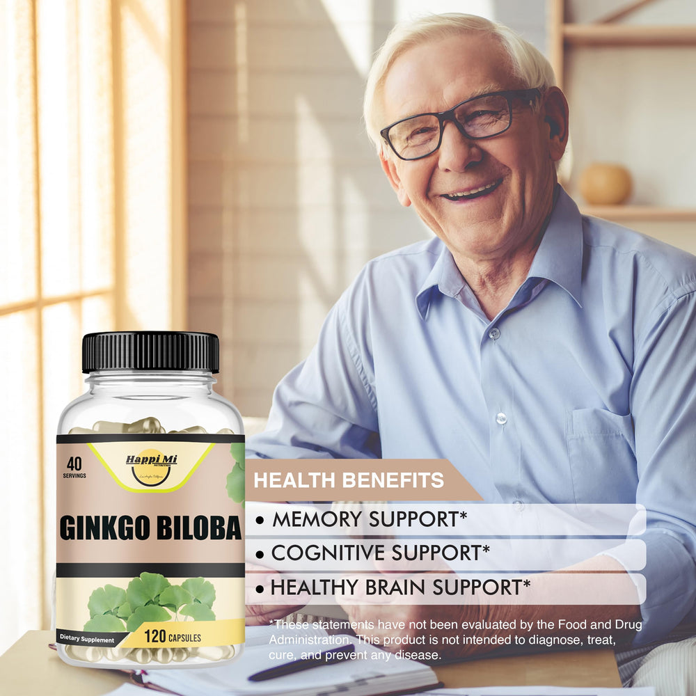 Made in USA label on Happi Mi Ginkgo Biloba