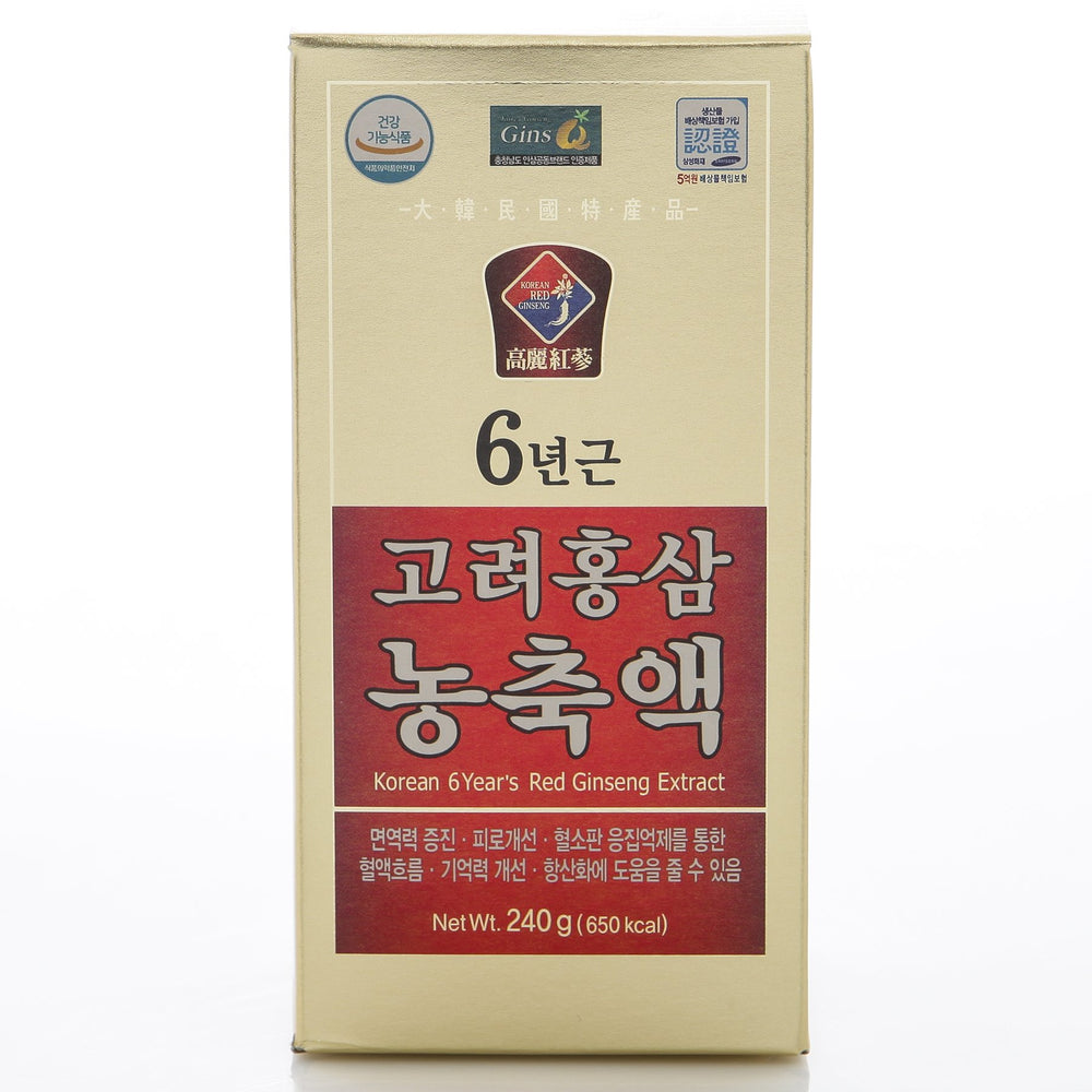 Ingredients: Korean 6 years Red Ginseng - 100% (Ginsenoide RG1+RB1=4mg/g)
