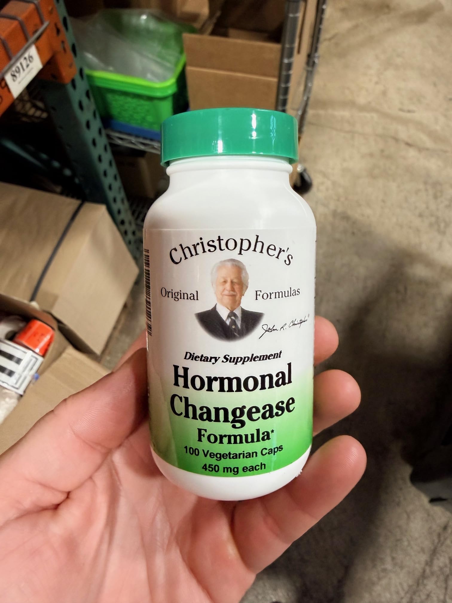Ginseng root included in Hormonal Changease formula