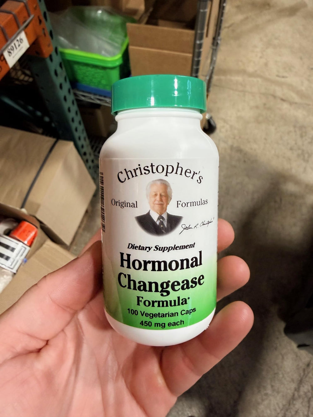 Ginseng root included in Hormonal Changease formula