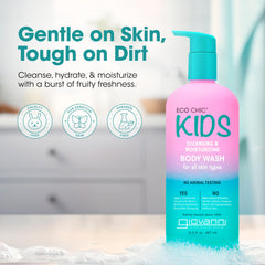 GIOVANNI Eco Chic KIDs Body Wash packaging