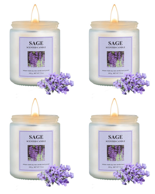 Main image of GITRANG 4-pack Sage Candle Set