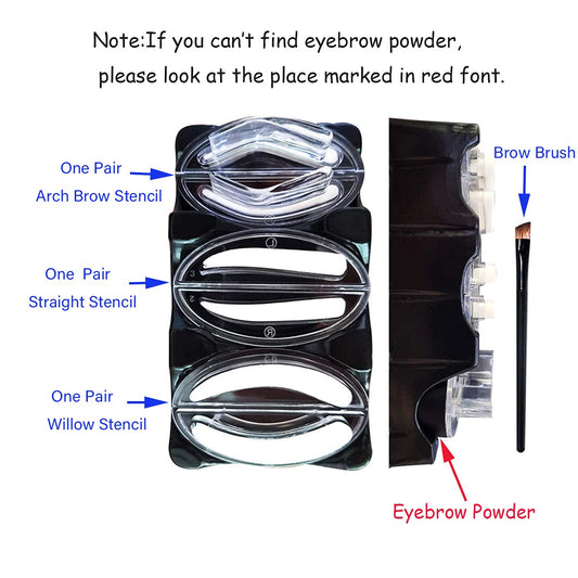 GL-Turelifes brow brush included for precise edge definition