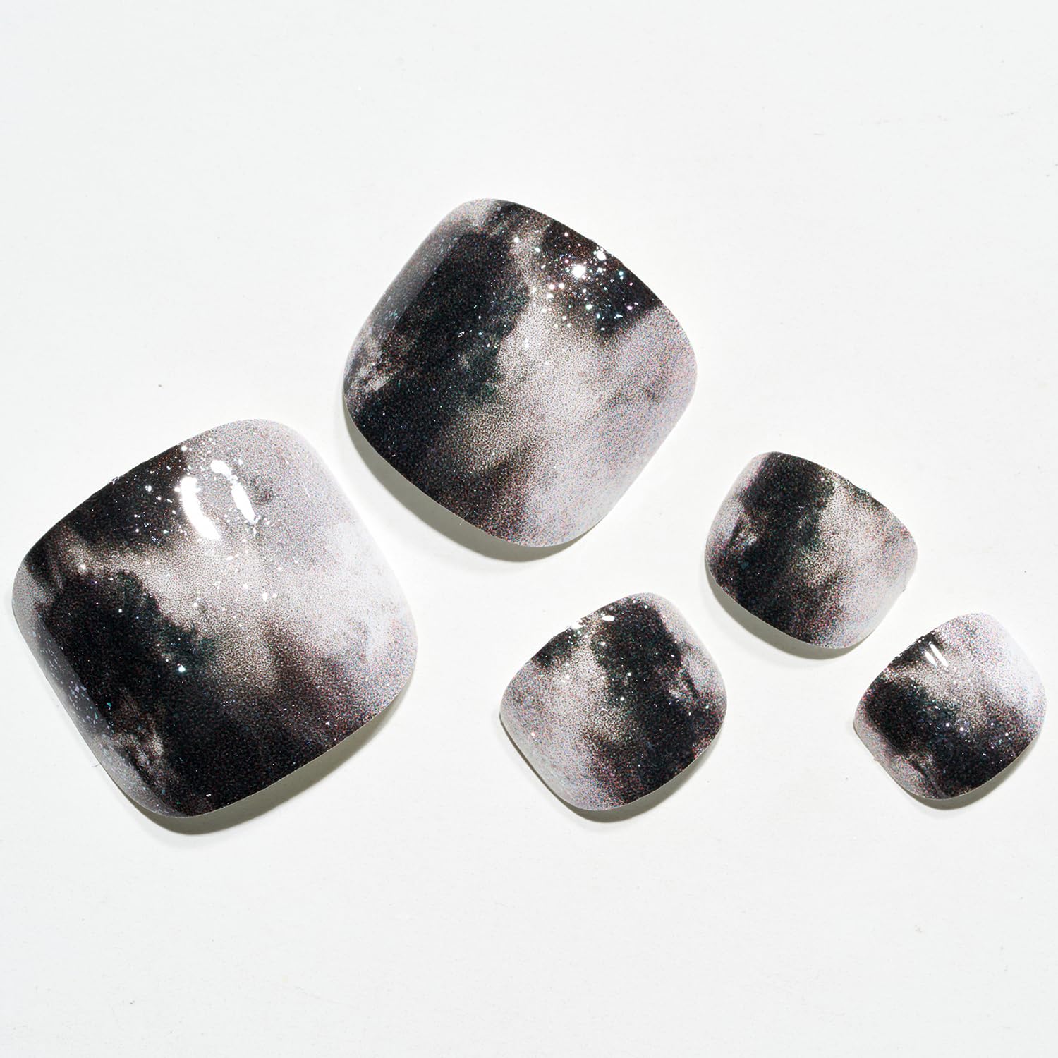 Glamermaid 24-piece press-on nails with design for quick salon-quality manicures.