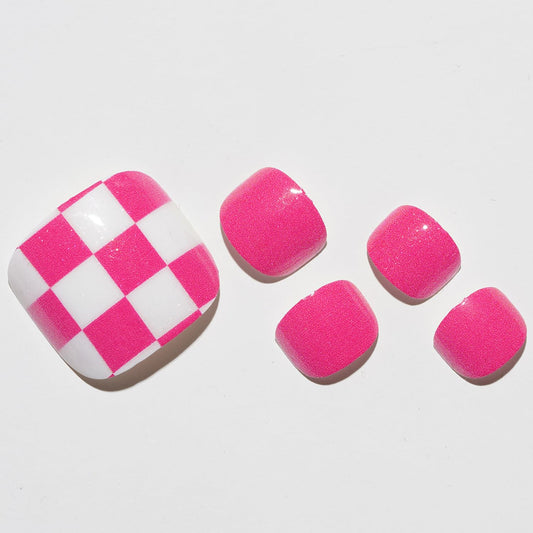 GLAMERMAID gel glue-on toenails deliver salon-like shine without drying time