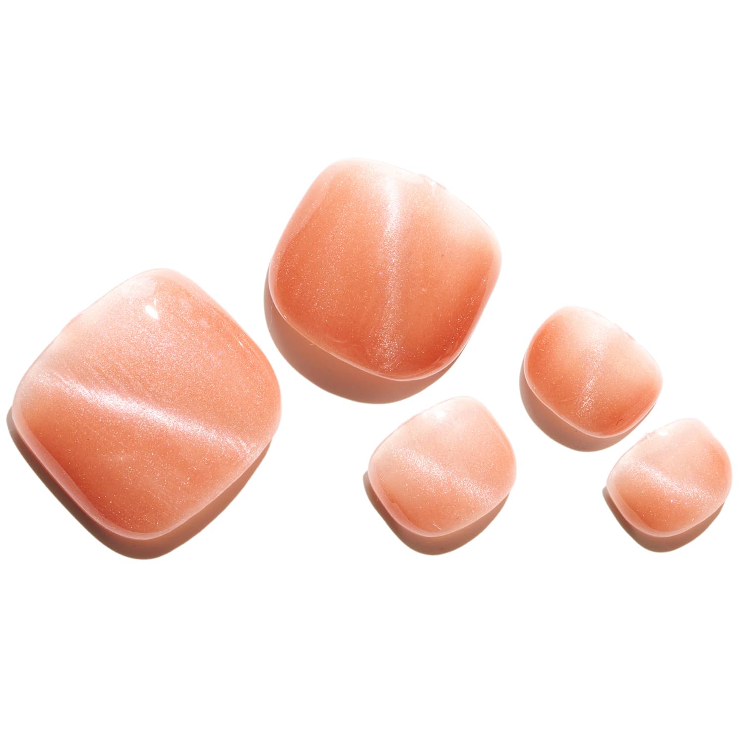 GLAMERMAID glossy UV finish press-on nails deliver salon-quality shine in minutes