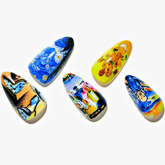 GLAMERMAID gel-finish nails provide durable shine without polish.