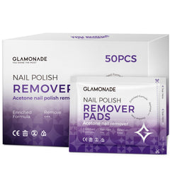 Glamonade bulk pack remover pads displayed for salon or home use