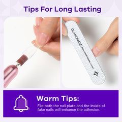 Glamonade toxin-free, cruelty-free formula supports healthy-looking nails.