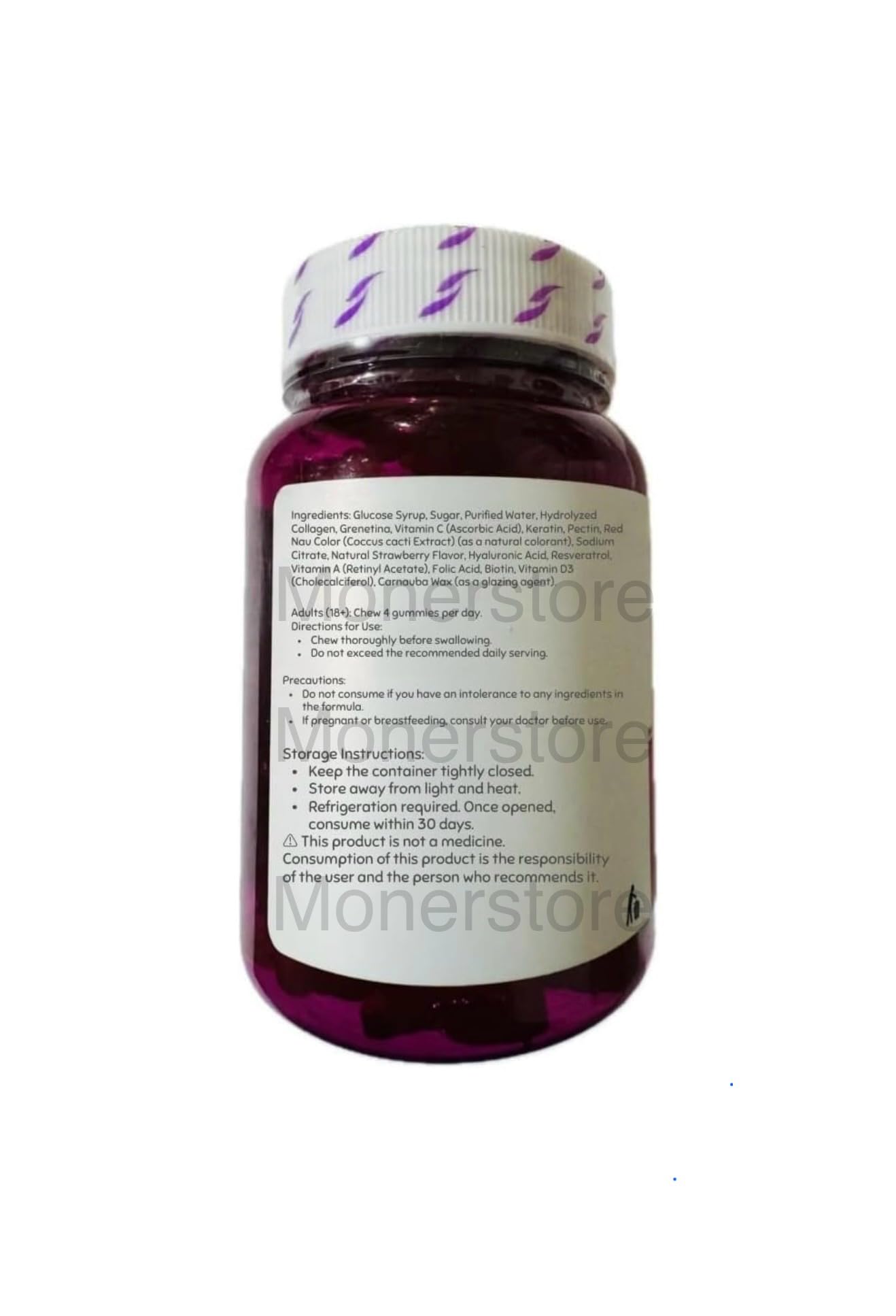 Glasimi Forte 60 gummies bottle for on-the-go use