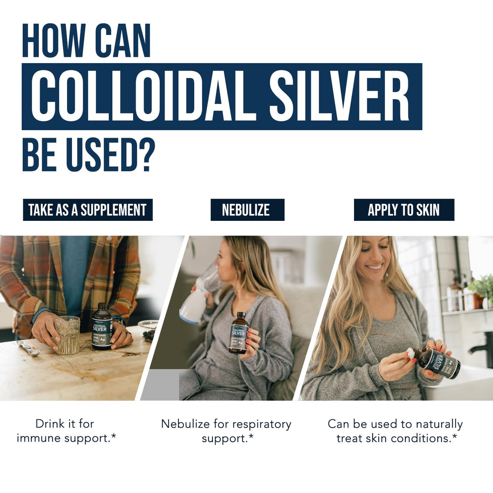 Glass bottle preserving silver stability