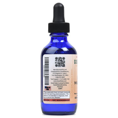 Ionic magnesium liquid in glass bottle ready to mix with juice or water