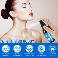Glass bottle packaging for magnesium oil spray