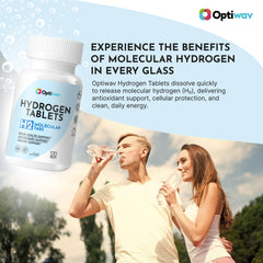 Glass of hydrogen-enriched drink