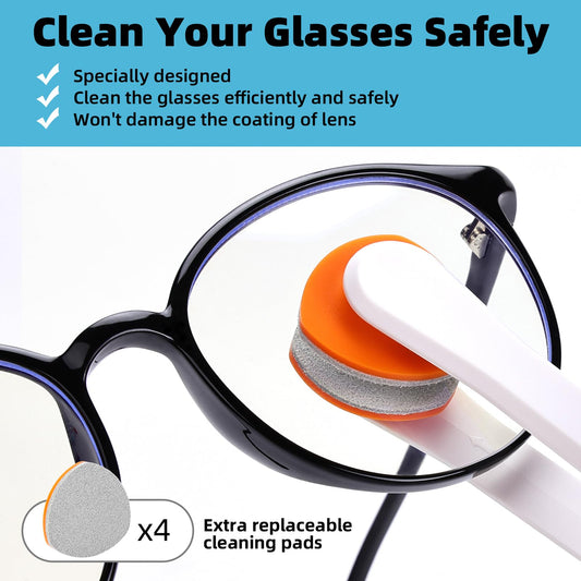 Portable case for glasses cleaner kit