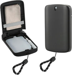 Glasses cleaner spray bottle in black
