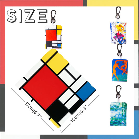 Henri Matisse The Dance-inspired microfiber cleaning cloth for glasses