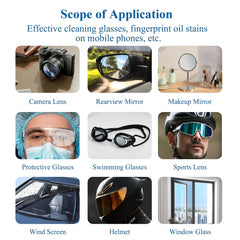 Gentle formula safe for coated lenses and electronics