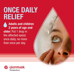 Glenmark Therapeutics eyes relief close-up after application