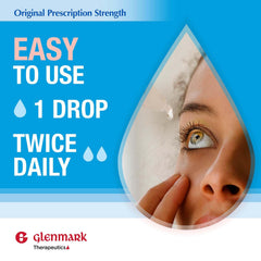 Glenmark Therapeutics Olopatadine eye drops pollen exposure scene suggesting allergy relief