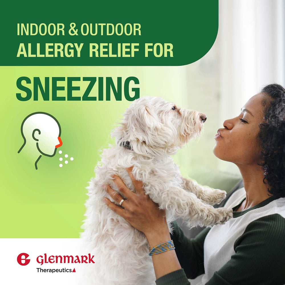 Glenmark Therapeutics tablet on hand for easy daily intake.