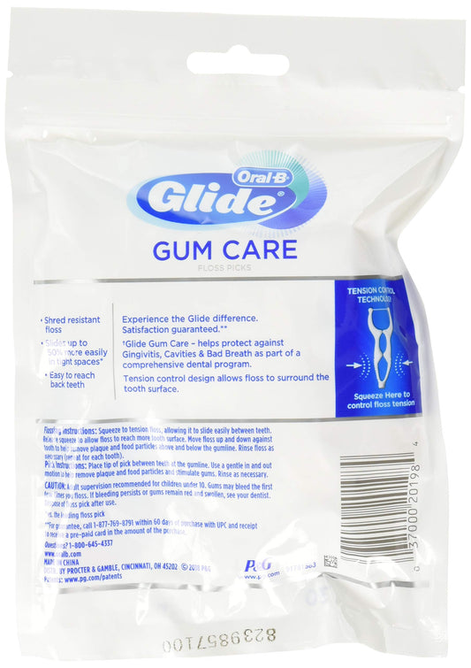 Glide Pro-Health Advanced Floss Picks 30 Count per Pack - product side view
