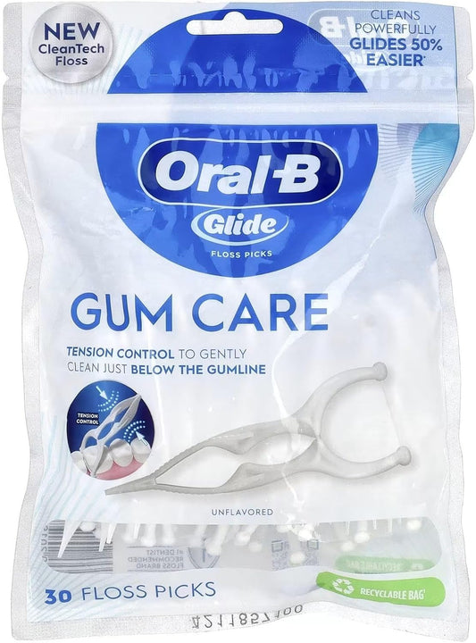 Glide Pro-Health Advanced Floss Picks with easy-grip handle