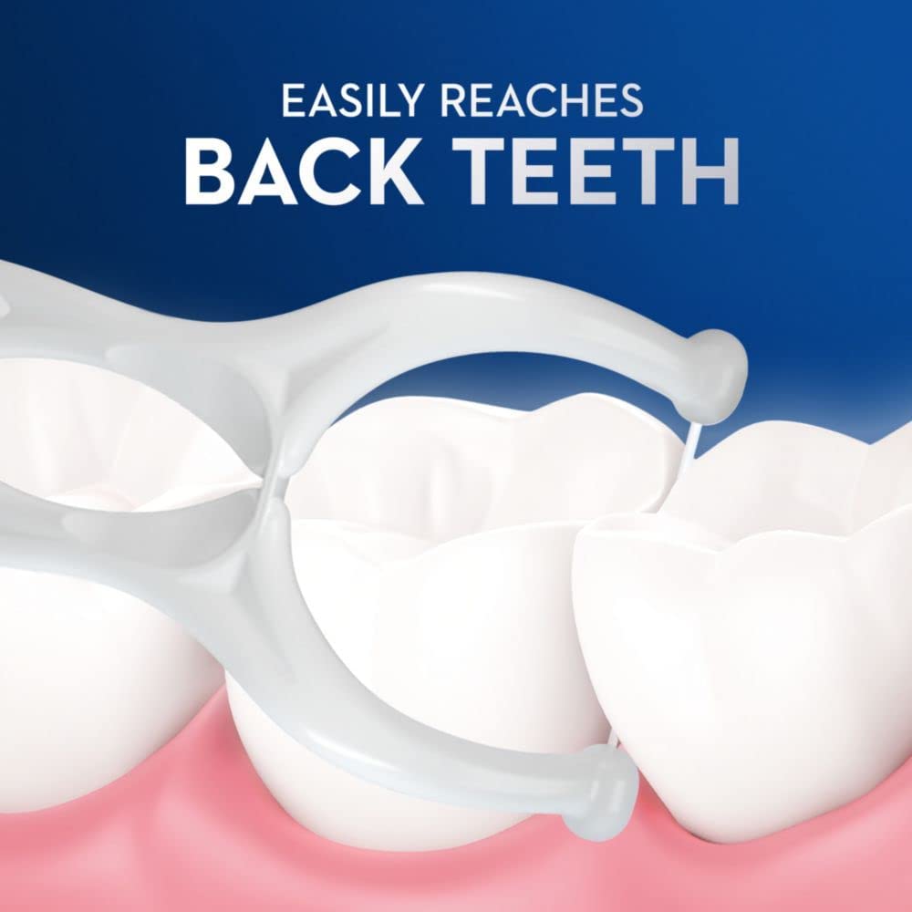 Floss pick showcasing sturdy design and grip