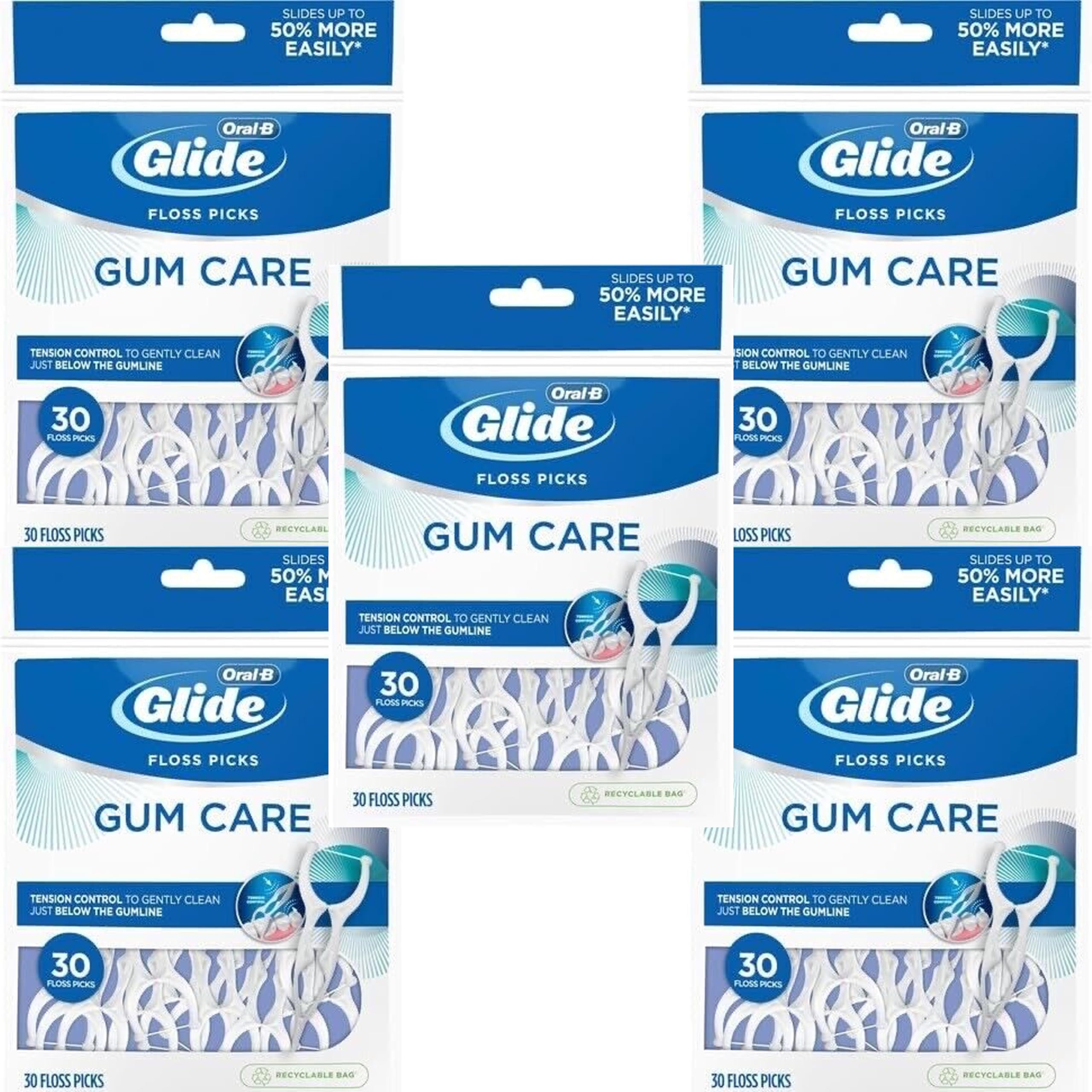 Glide Pro-Health Advanced Floss Picks 30 Count Box